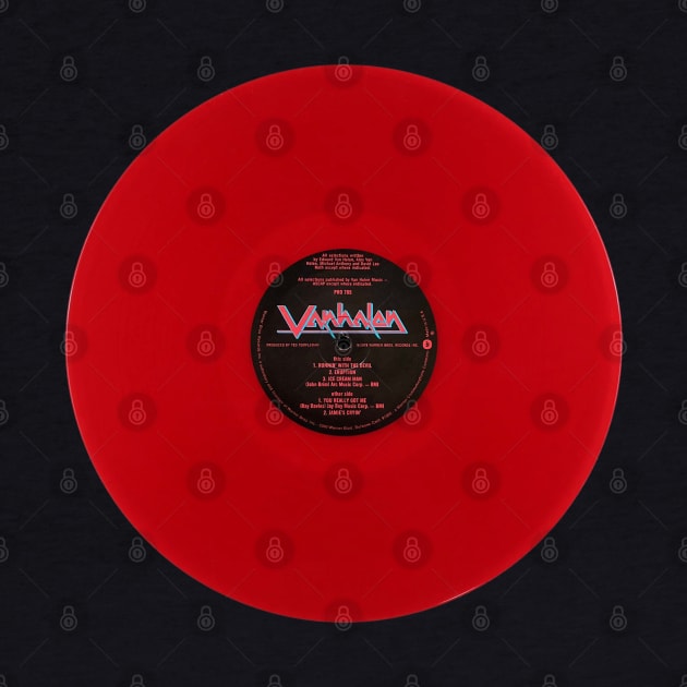 Van Halen - Original First Album Red Vinyl by RetroZest